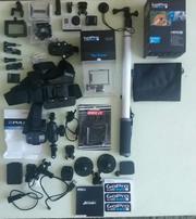 gopro 3 silver with accessories